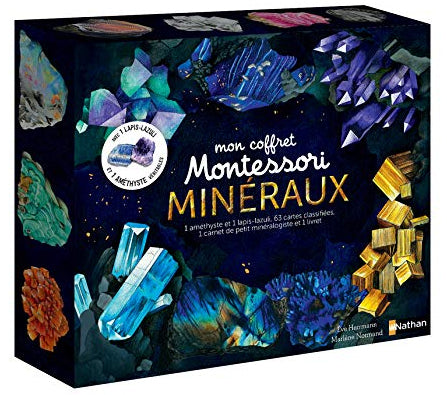 Coffret : Mon coffret Montessori minéraux - Dès 5 ans Montessori & Steiner La family shop