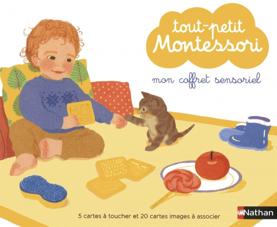 Coffret: Tout petit Montessori dès 15 mois - Mon coffret sensoriel Montessori & Steiner La family shop