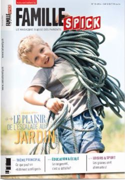 FamilleSPICK - Le magazine suisse de la famille Spécial parents : brochures et magazine La family shop