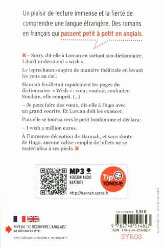 A1 - 7P - Hannah et le trésor du Dangerous Elf - Texte en français, partiellement en anglais Livres OLF