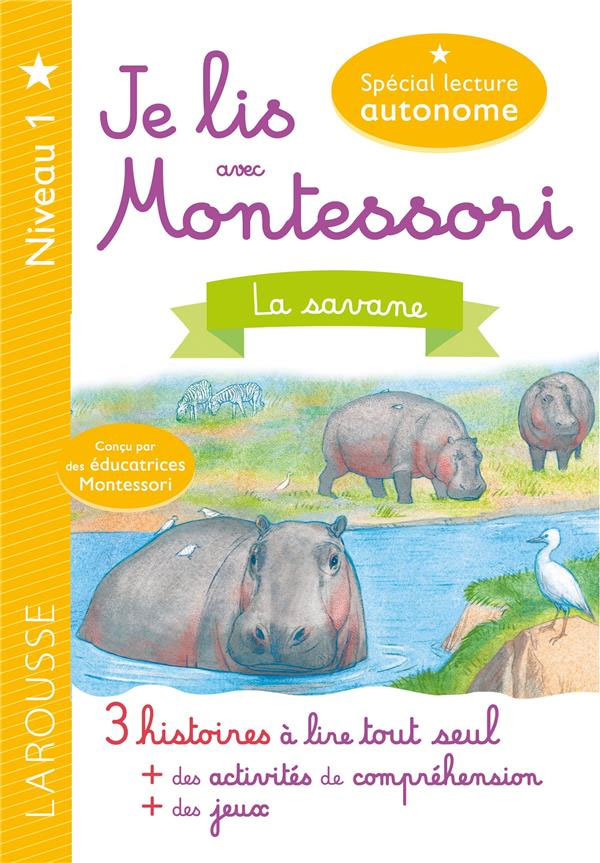 Amazonie et Savane - Je lis avec Montessori - Lettres en lié (cursive) - N1 Montessori & Steiner La family shop