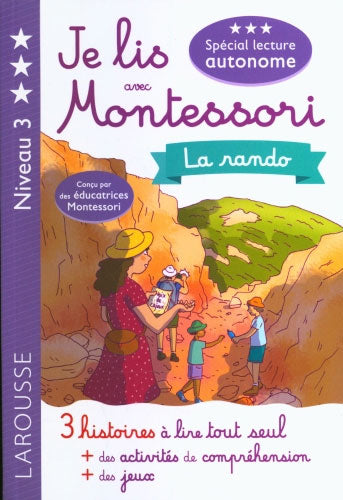 La Rando - Je lis avec Montessori - Lettres en lié (cursive) - N3 Montessori & Steiner La family shop