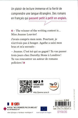 A1 - 7P - Jeanne et le London Mystery - Texte en français, partiellement en anglais Livres La family shop