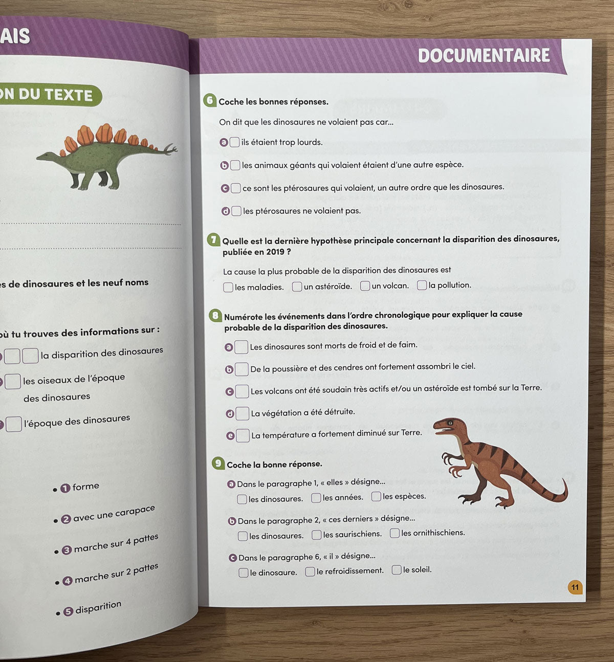 Mon année de 6P - Klorophile - Maths- Français - Allemand - 6ème harmos Appuis scolaires OLF