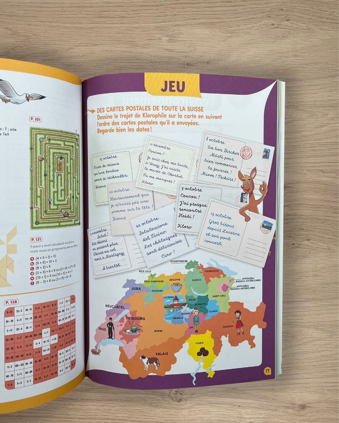 Mon année de 5P - Klorophile - Maths- Français - Allemand - 5ème harmos Appuis scolaires OLF