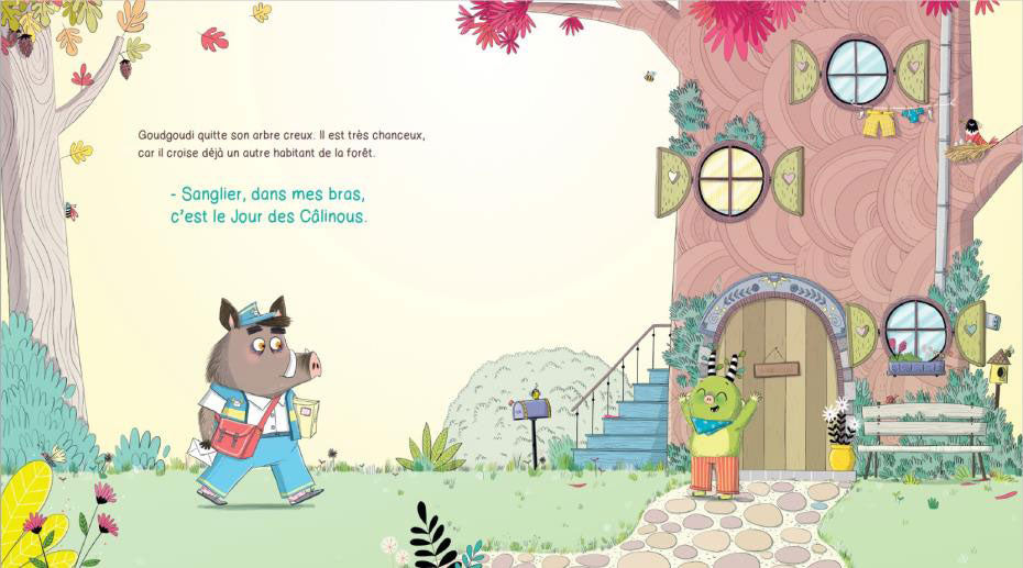 Le jour des câlinous - Dès 3 ans Livres La family shop