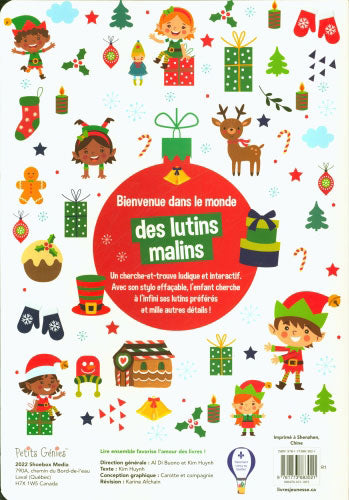 Cherche et trouve les Lutins malins  - Dès 4 ans Livres La family shop