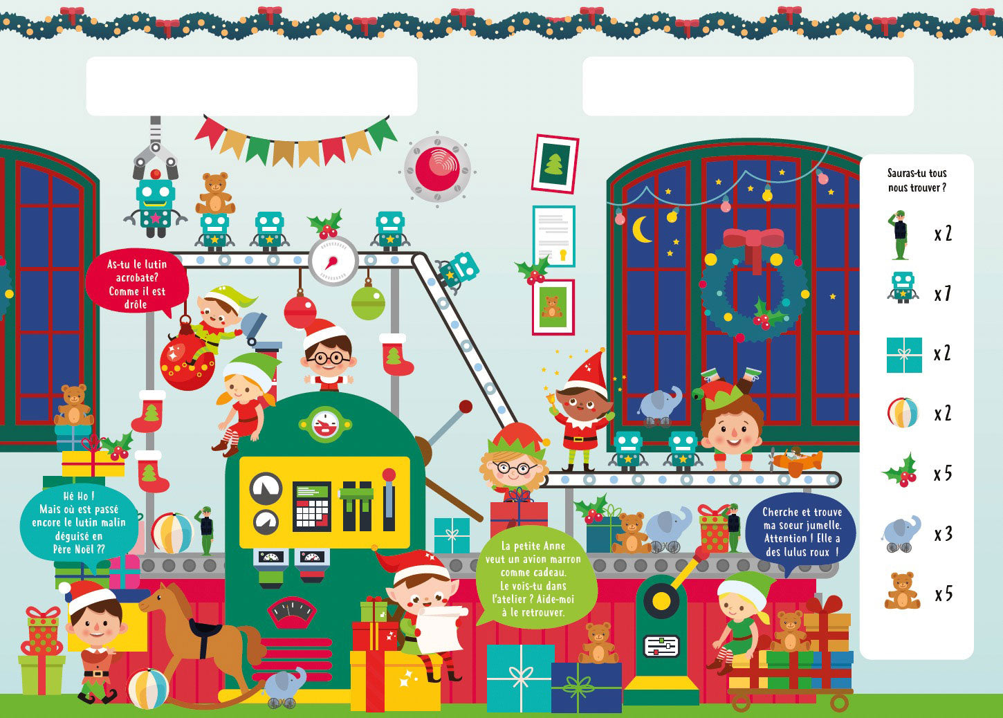 Cherche et trouve les Lutins malins  - Dès 4 ans Livres La family shop