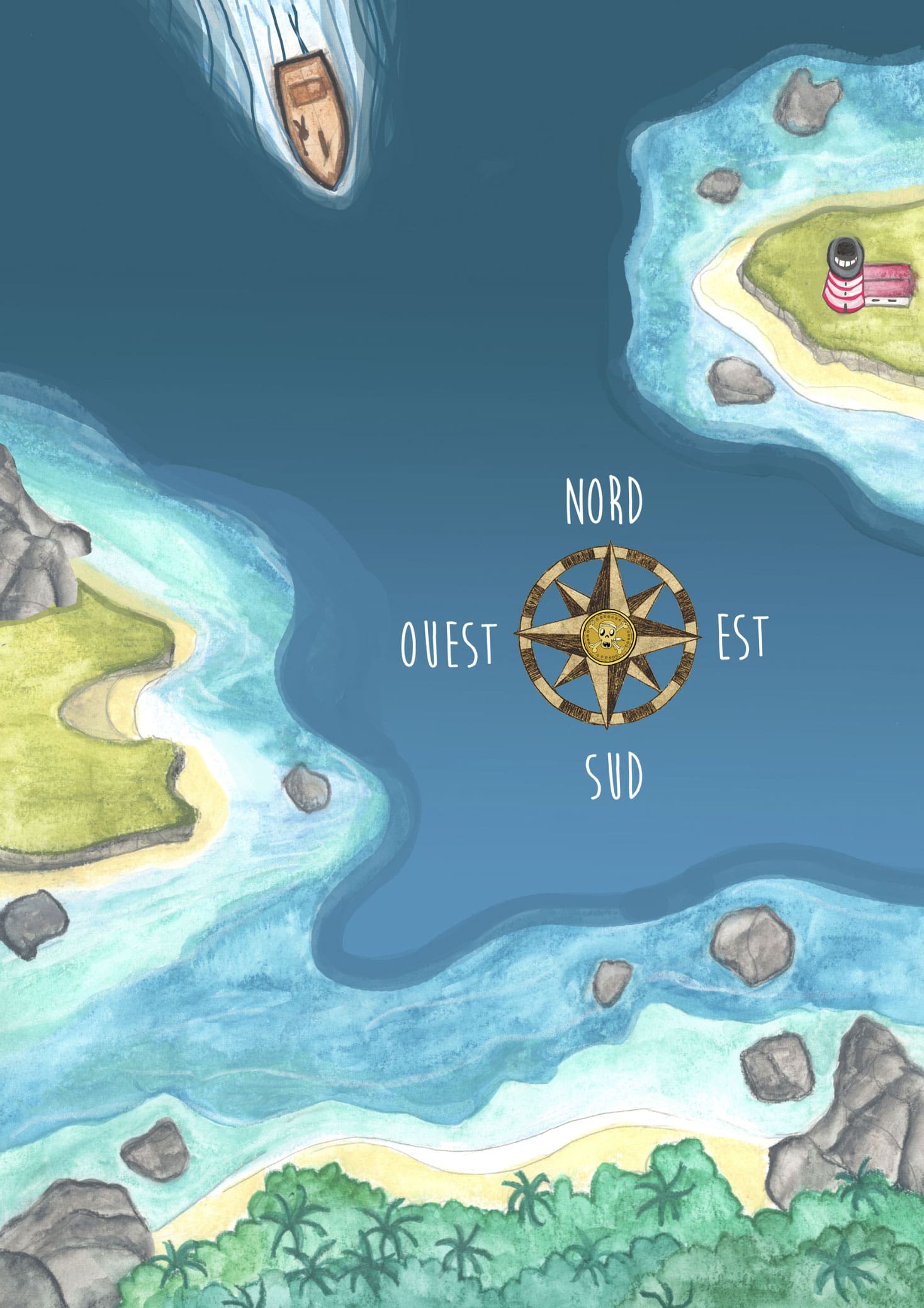 Petit Détective : Le trésor du pirate - N2: 3P - Les CH Livres OLF