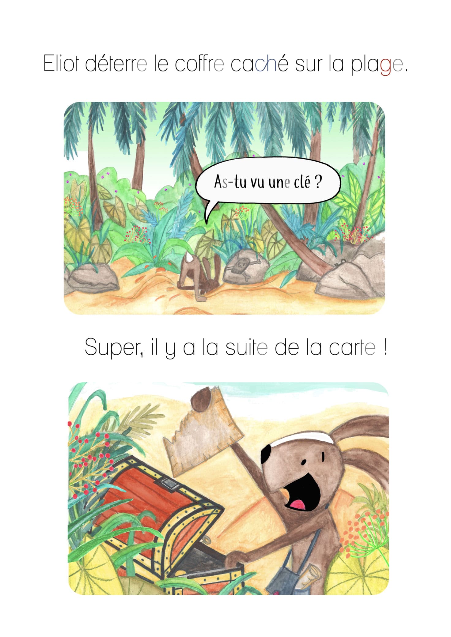Petit Détective : Le trésor du pirate - N2: 3P - Les CH Livres OLF
