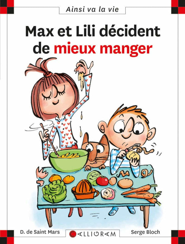 Max et Lili décident de mieux manger Livres OLF