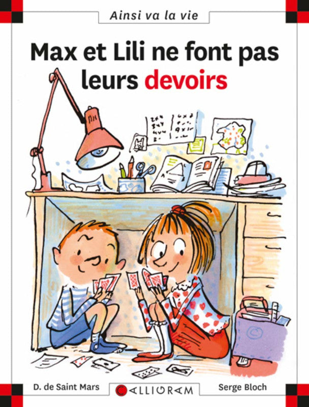 Max et Lili ne font pas leurs devoirs Livres OLF