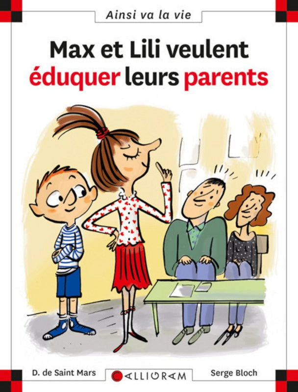 Max et Lili veulent éduquer leurs parents Livres La family shop