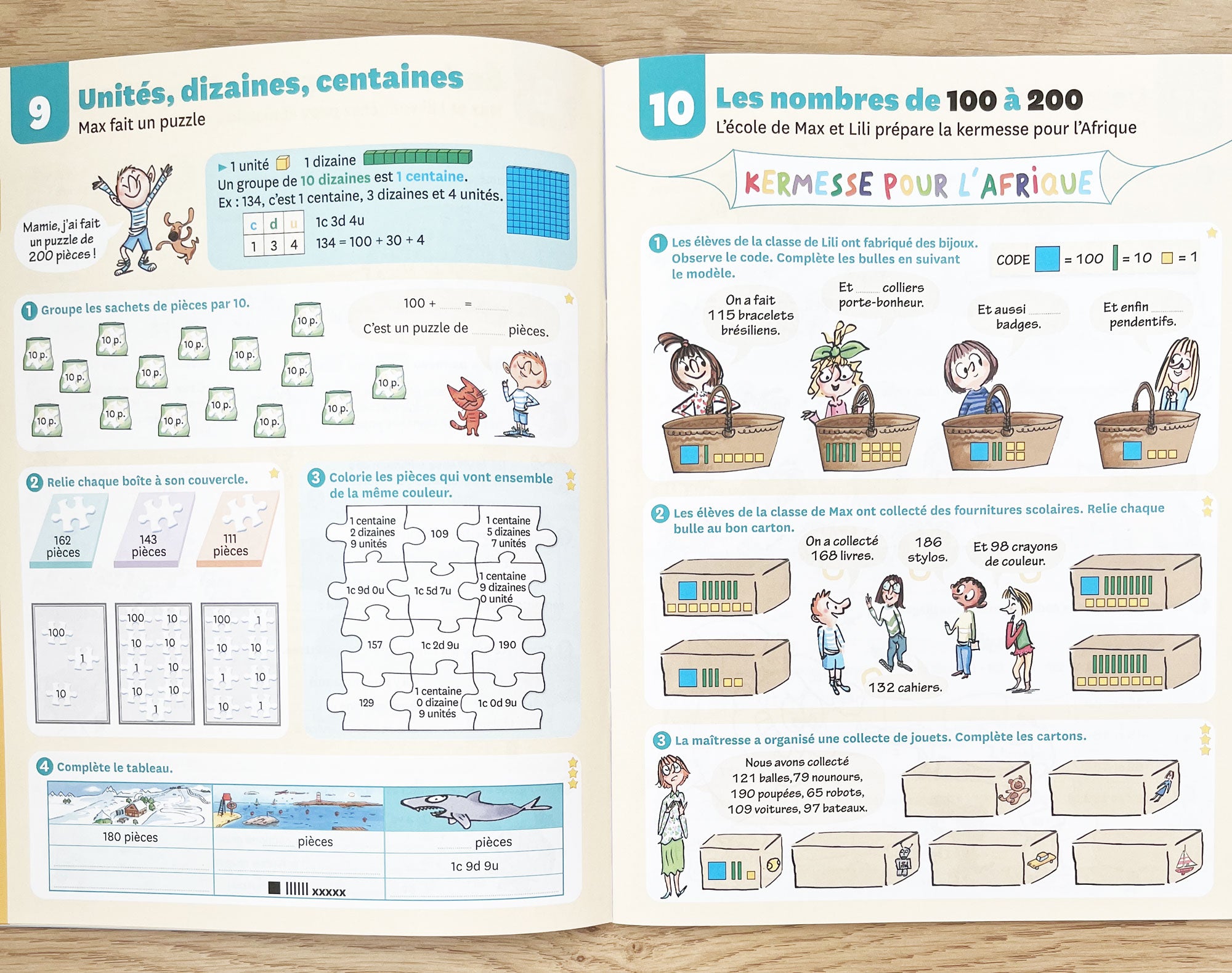 4ème HarmoS - Max et Lili t'accompagnent à l'école - Maths Appuis scolaires La family shop