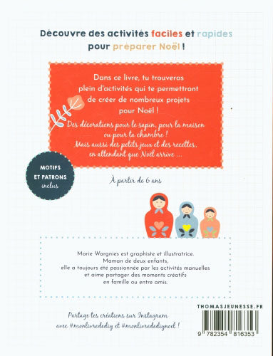 Mon livre de DIY spécial Noël - Dès 6 ans Livres La family shop