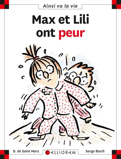 Max et Lili ont peur Livres OLF