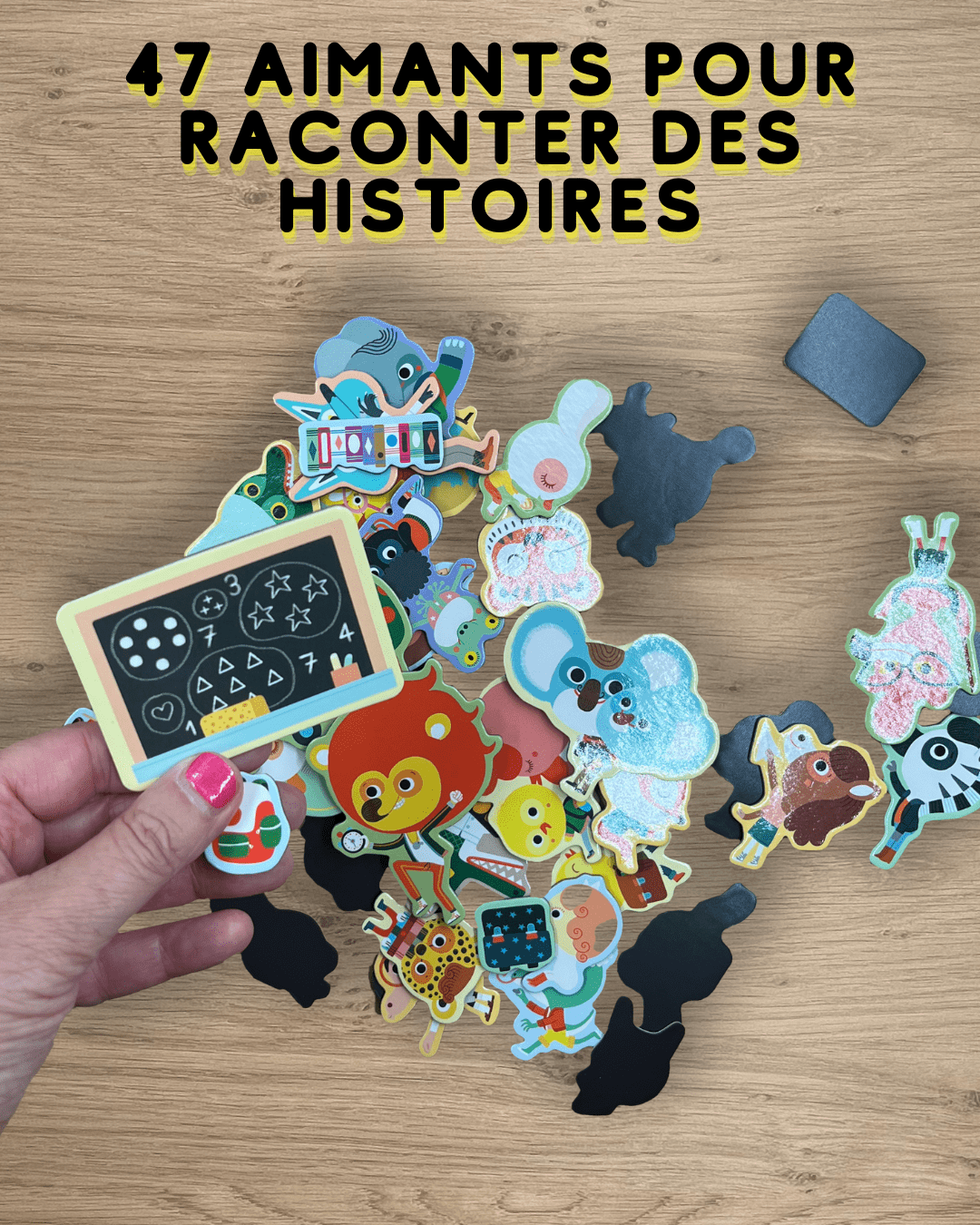 Ma pochette d'aimants : L'école - Dès 3 ans. Jeux & loisirs créatifs OLF