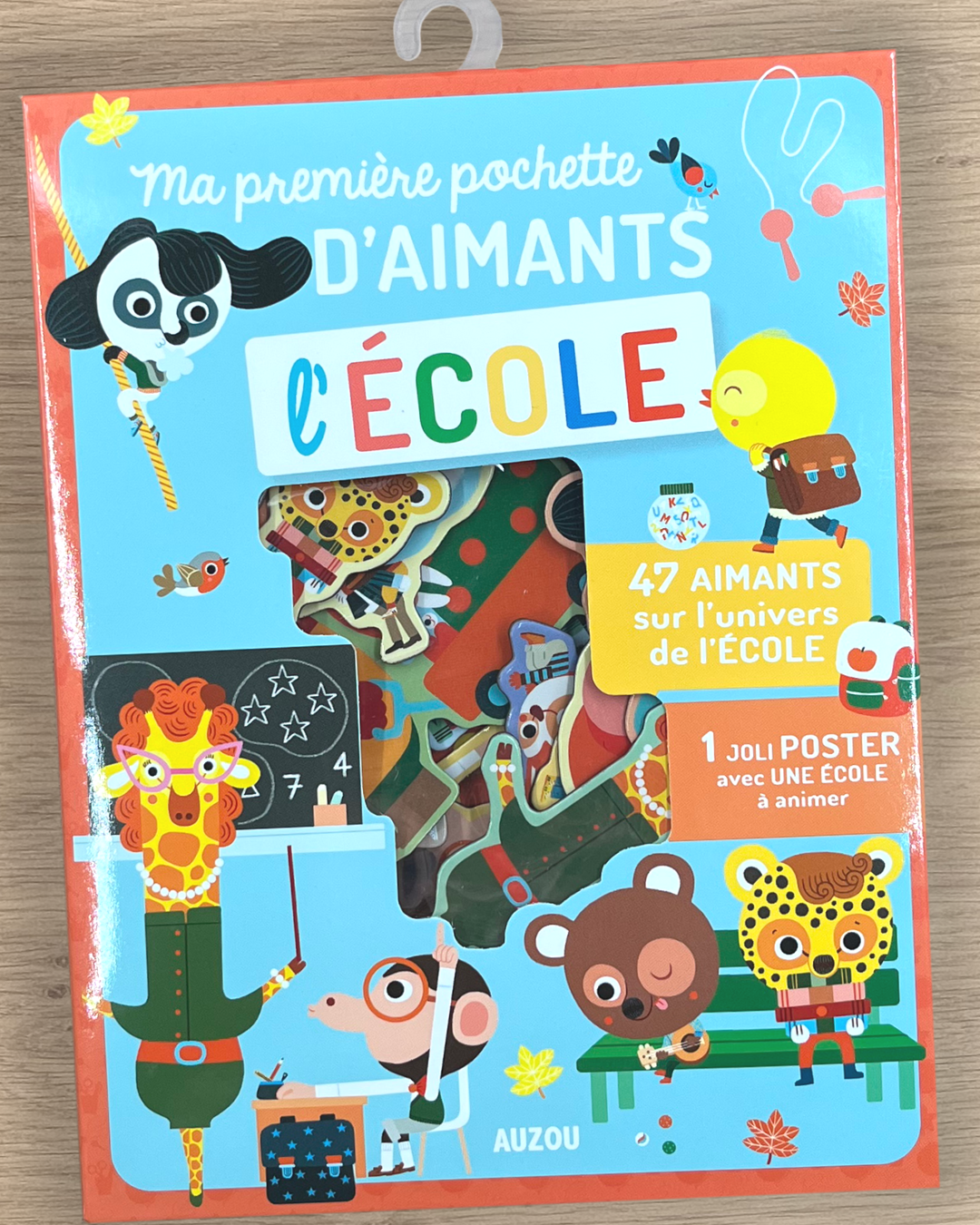 Ma pochette d'aimants : L'école - Dès 3 ans. Jeux & loisirs créatifs OLF