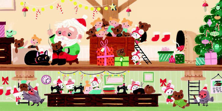 Père Noël s'occupe de tout... - Dès 2 ans Livres OLF