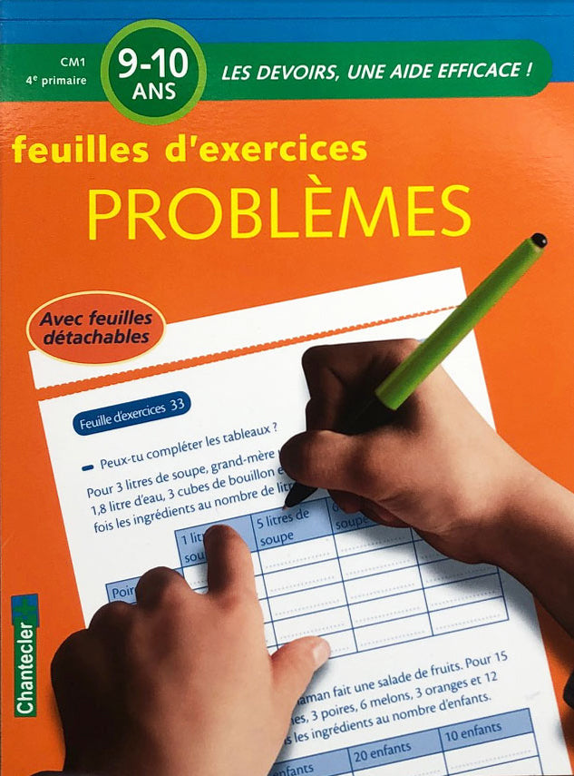 9-10 ans - Exercices Problèmes - 5ème - 6ème harmos Appuis scolaires La family shop