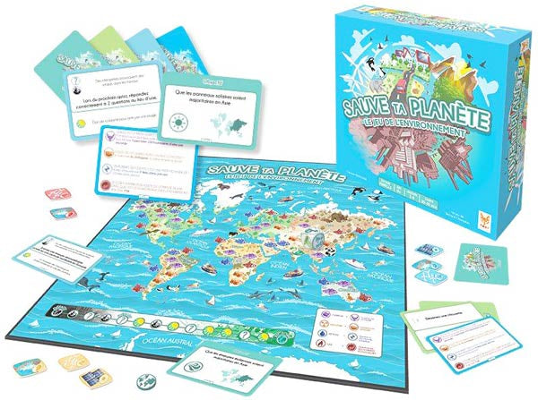 Sauve ta planète, le jeu-quiz familial sur l'environnement Jeux & loisirs créatifs Interplay (swissgame)