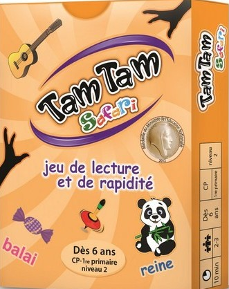 Cartes: Jeu de lecture et de rapidité Tam Tam Safari N2 - 6 ans - 2 et 3P Jeux & loisirs créatifs OLF