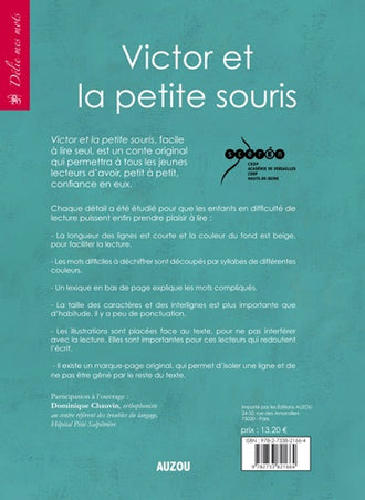 Victor et la petite souris. Dyslexie et difficulté de lecture Dyslexie et concentration La family shop