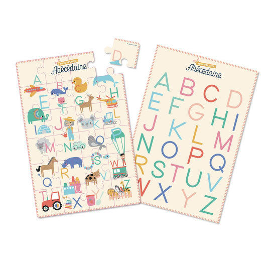 ABECEDAIRE a, b, c... Mon premier Abécédaire en bois Jeux & loisirs créatifs La family shop