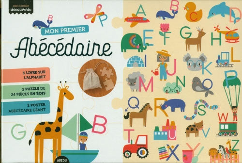 ABECEDAIRE a, b, c... Mon premier Abécédaire en bois Jeux & loisirs créatifs La family shop