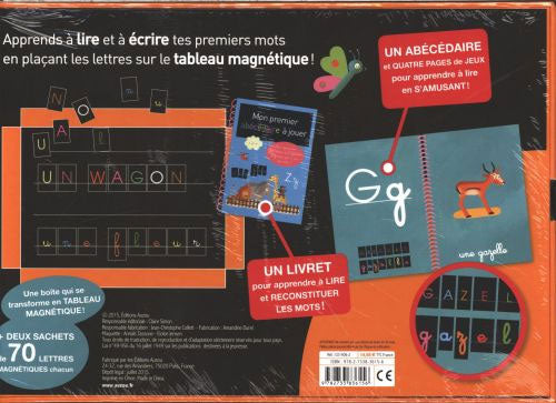 Mon premier abécédaire à jouer - Lettres magnétiques Jeux & loisirs créatifs OLF