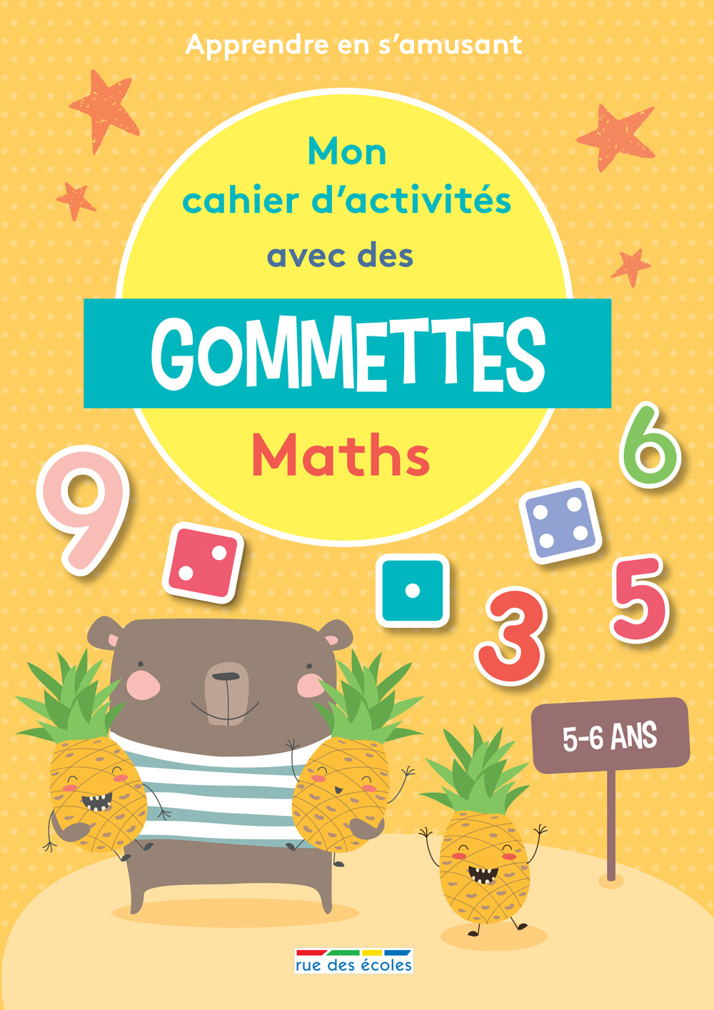 Mon cahier d'activités avec des gommettes - Maths - Apprendre en s'amusant Cahiers de jeux La family shop