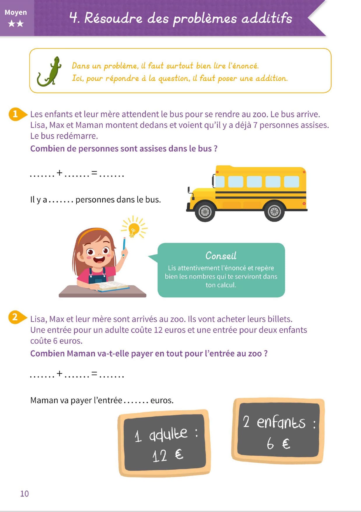 Cahier de calcul mental - Additions et soustractions - Dès 6 ans - (3-4ème harmos) Appuis scolaires La family shop