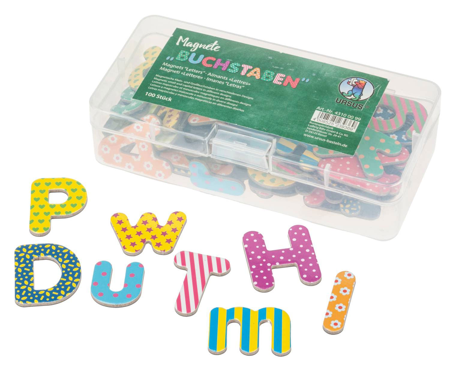 Lettres majuscules et minuscules aimantées Jeux & loisirs créatifs La family shop