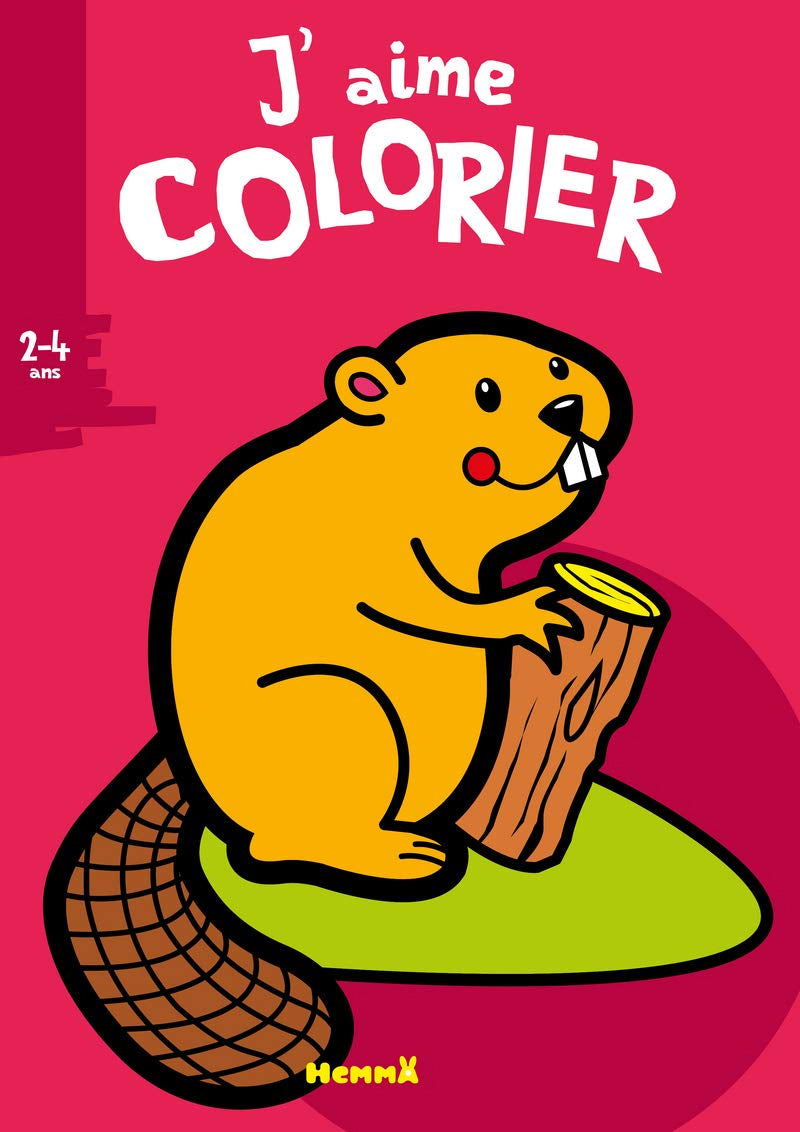 J'aime colorier - album Livres La family shop