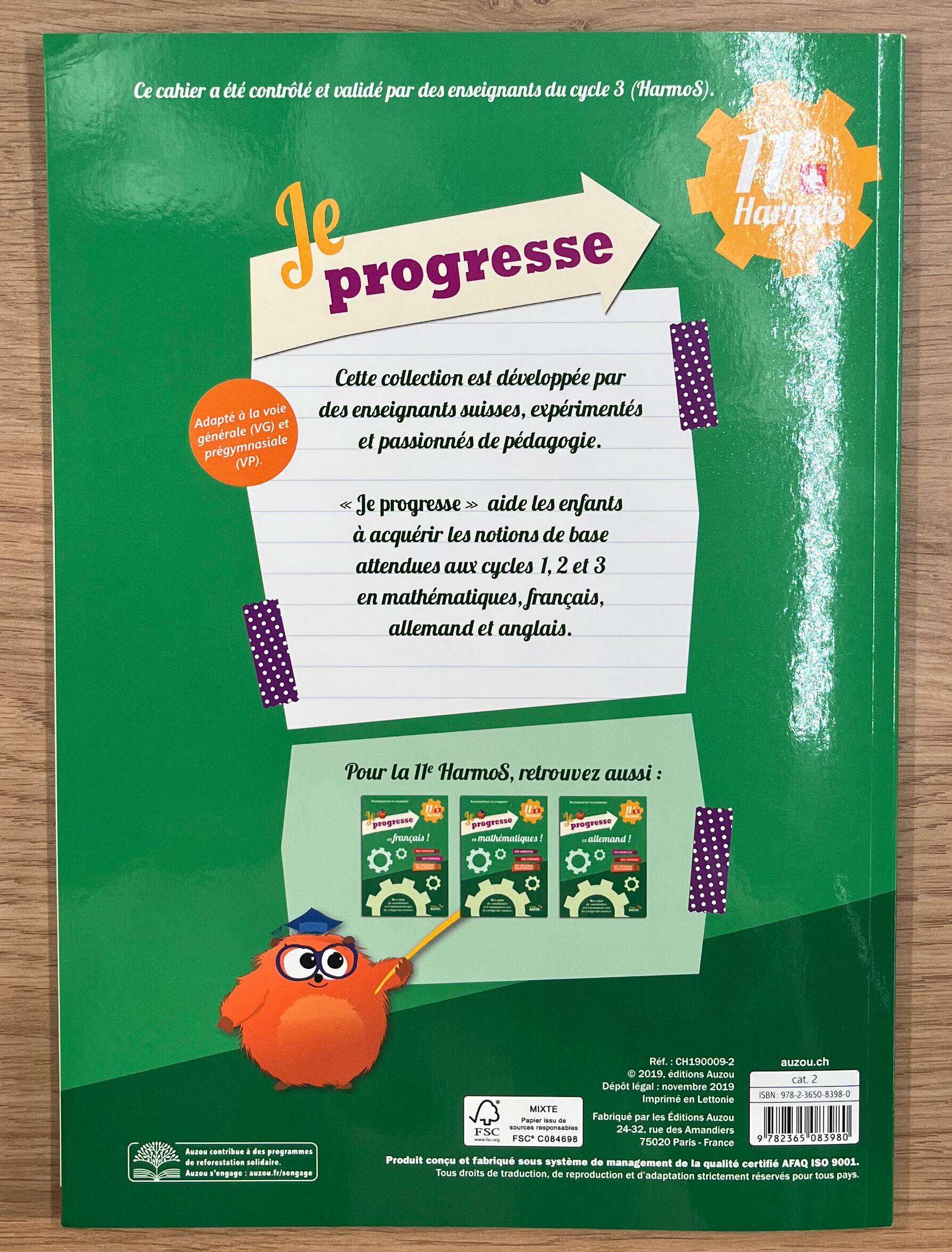 11ème HarmoS - Je progresse en Anglais. Appuis scolaires OLF