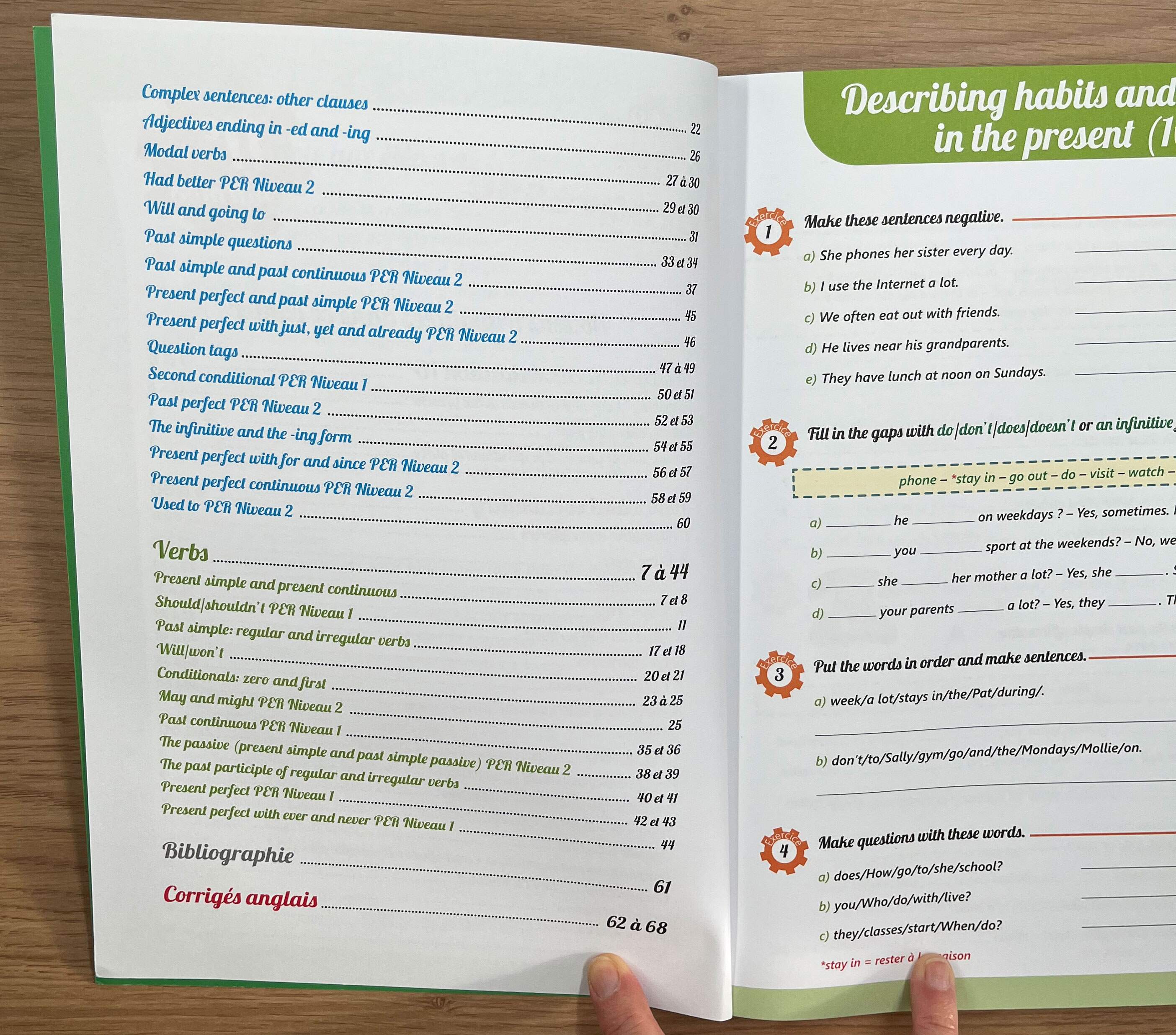 11ème HarmoS - Je progresse en Anglais. Appuis scolaires OLF