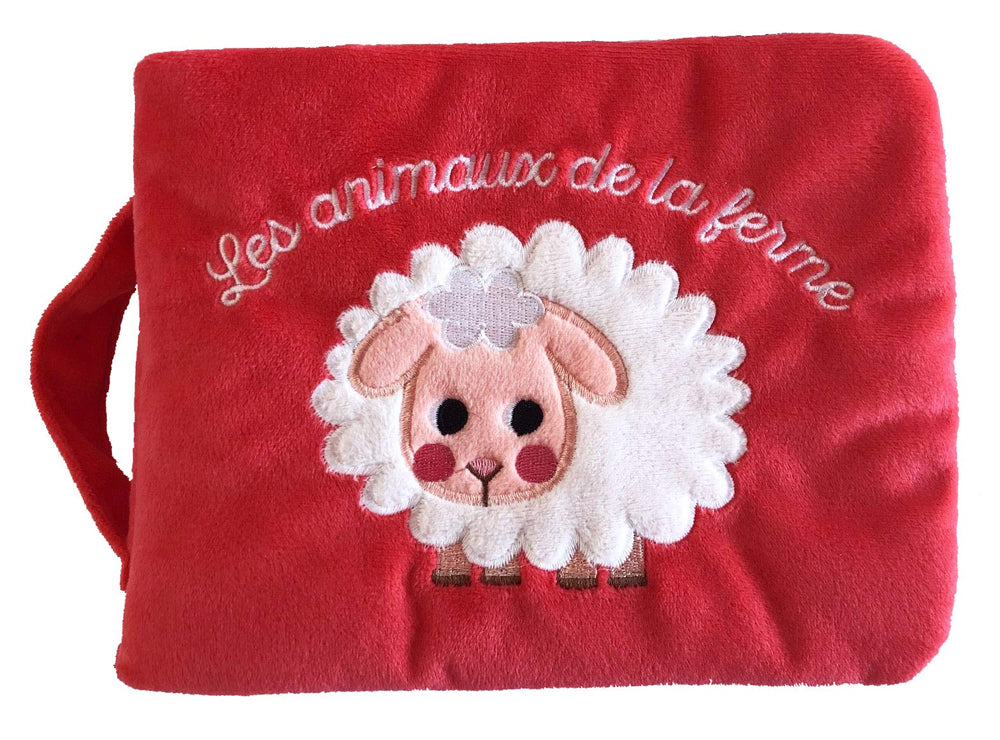 Les animaux de la ferme - album - livre tissu Livres La family shop