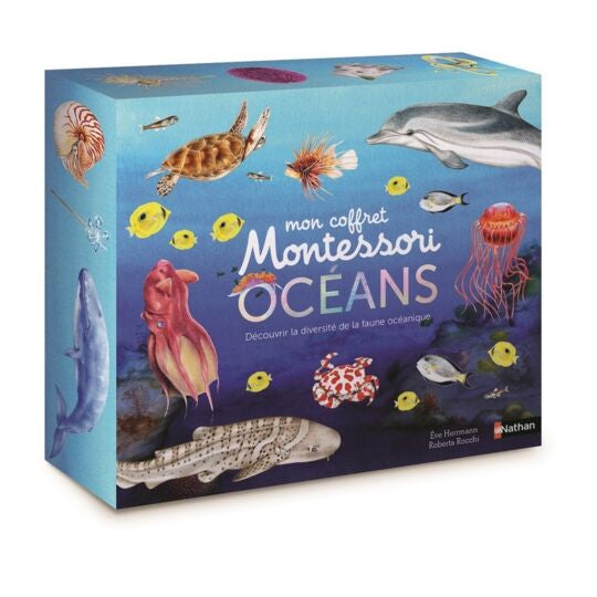 Les animaux des océans : coffret Montessori Montessori & Steiner La family shop