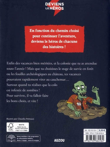 Deviens le héros : L'attaque des zombies Livres La family shop