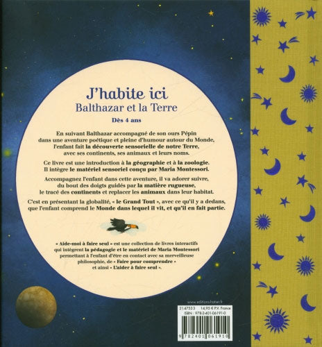 J'habite ici - Balthazar et la planète Terre - Pédagogie Montessori Montessori & Steiner OLF