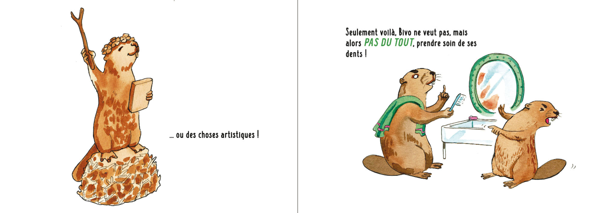 Bivo ne veut pas se brosser les dents Livres Dilisco