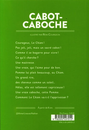Cabot Caboche - Livre enfant adapté aux enfants Dys - 8 ans Dyslexie et concentration La family shop
