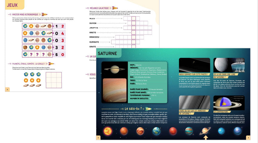 Mon gros cahier de l'ESPACE - Cahier de jeux Cahiers de jeux La family shop
