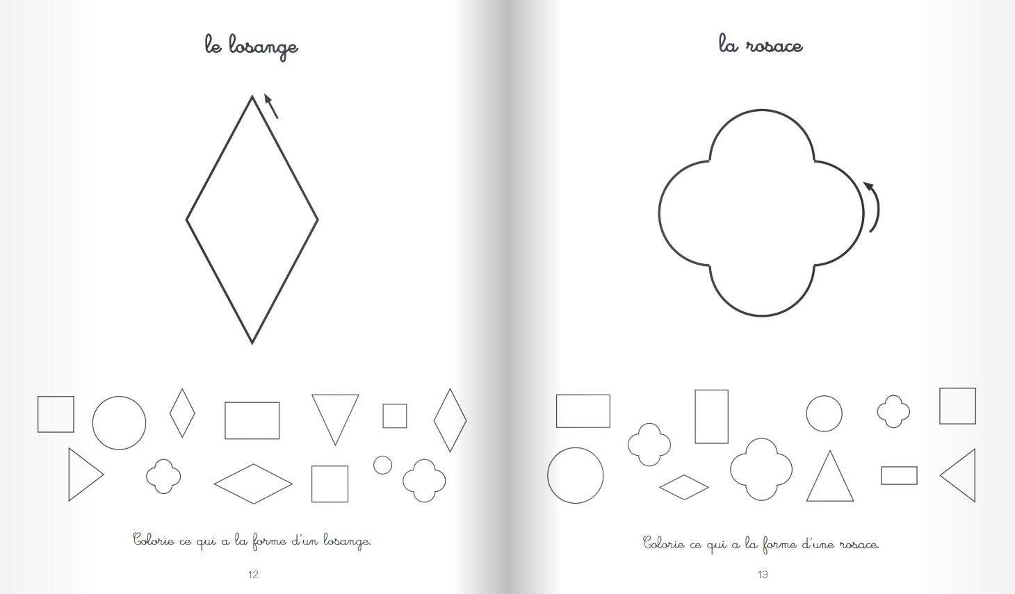 Mon cahier Montessori: travail de la main, nombres, lettres et sons, formes, nature... Montessori & Steiner La family shop