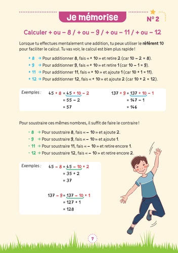 Cahier de calcul mental - Addition, soustraction, multiplication - Dès 7 ans - (4 - 6e harmos) Appuis scolaires Dilisco - OLF (Attention new Edit en 2025)