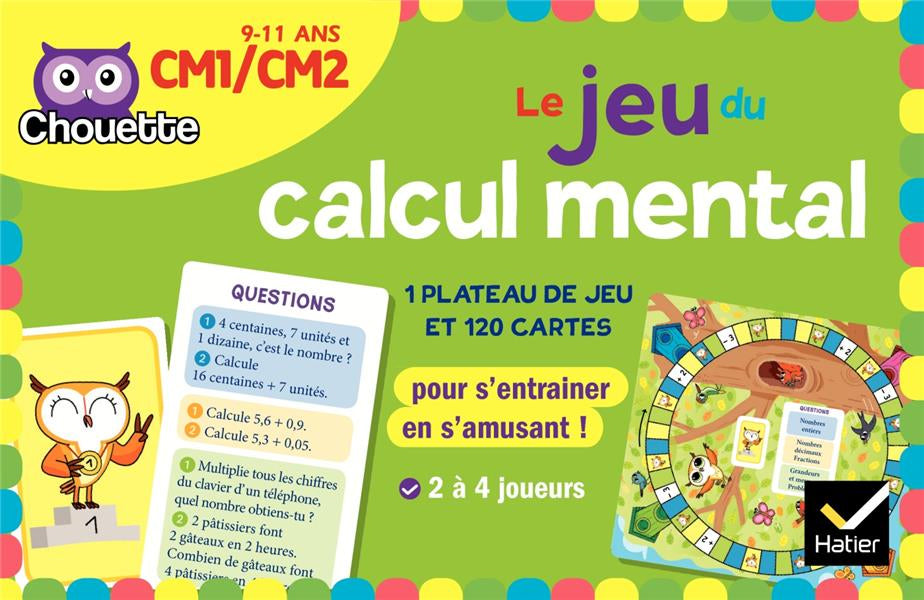 Le jeu du calcul mental - Enfants 9-11 ans Jeux & loisirs créatifs La family shop