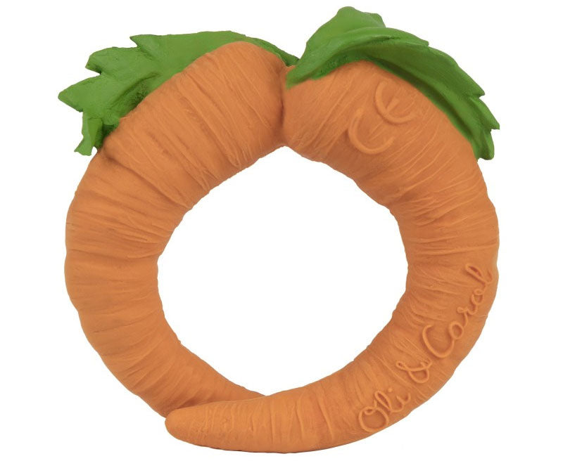 Jeu dentition pour bébé en forme de carotte: faire ses dents, mâchouiller Jeux & loisirs créatifs La family shop