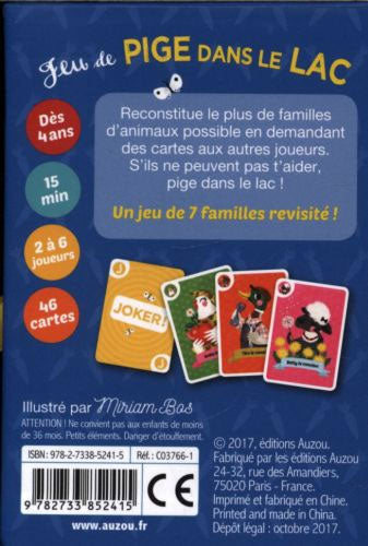 Cartes: pige dans le lac: astuce et observation Jeux & loisirs créatifs La family shop