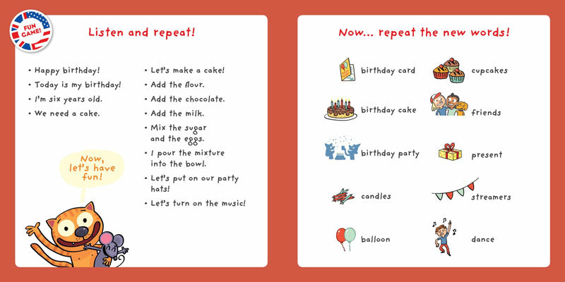 Cat And Mouse; Happy birthday - Niveau 3 - J'apprends l'Anglais avec Cat And Mouse Livres servidis