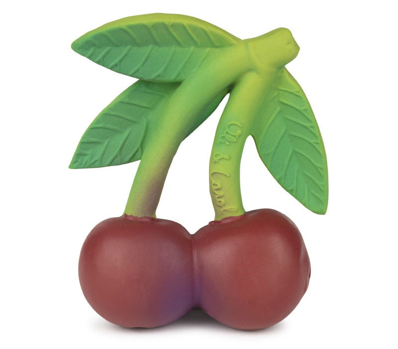 Jeu dentition pour bébé en forme de cerise: faire ses dents, mâchouiller Jeux & loisirs créatifs La family shop